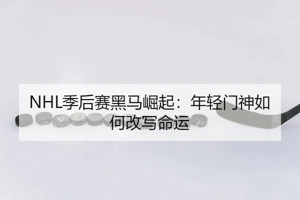 NHL季后赛黑马崛起：年轻门神如何改写命运